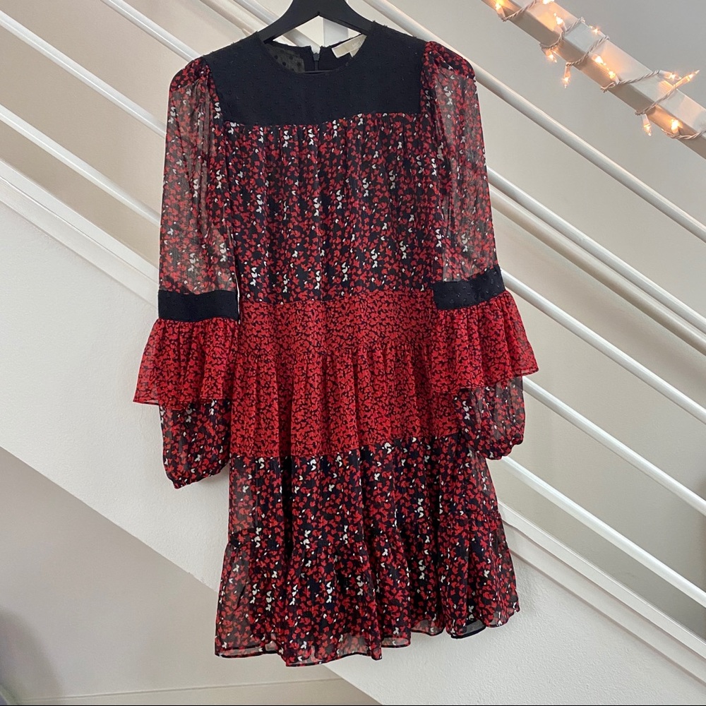 Michael Kors - florals leafy print dress